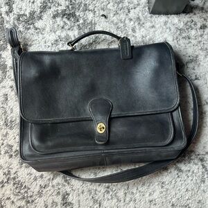 Vintage coach 90s brief case